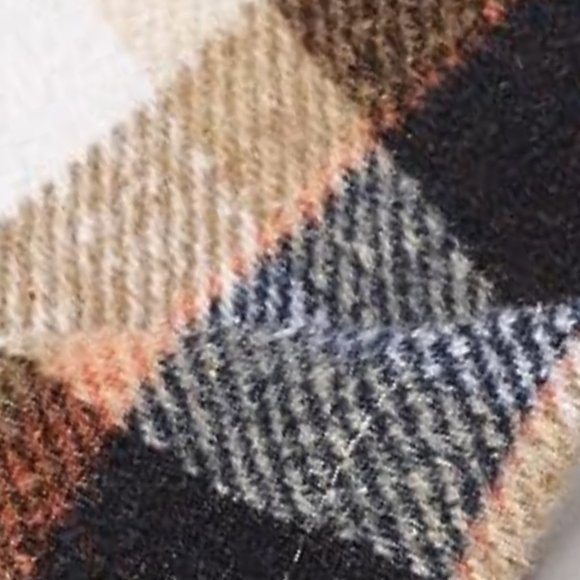 Plaid High Waisted Skirt Womens Short Mini Straight Wool Flannel Winter Fall - Picture 10 of 11